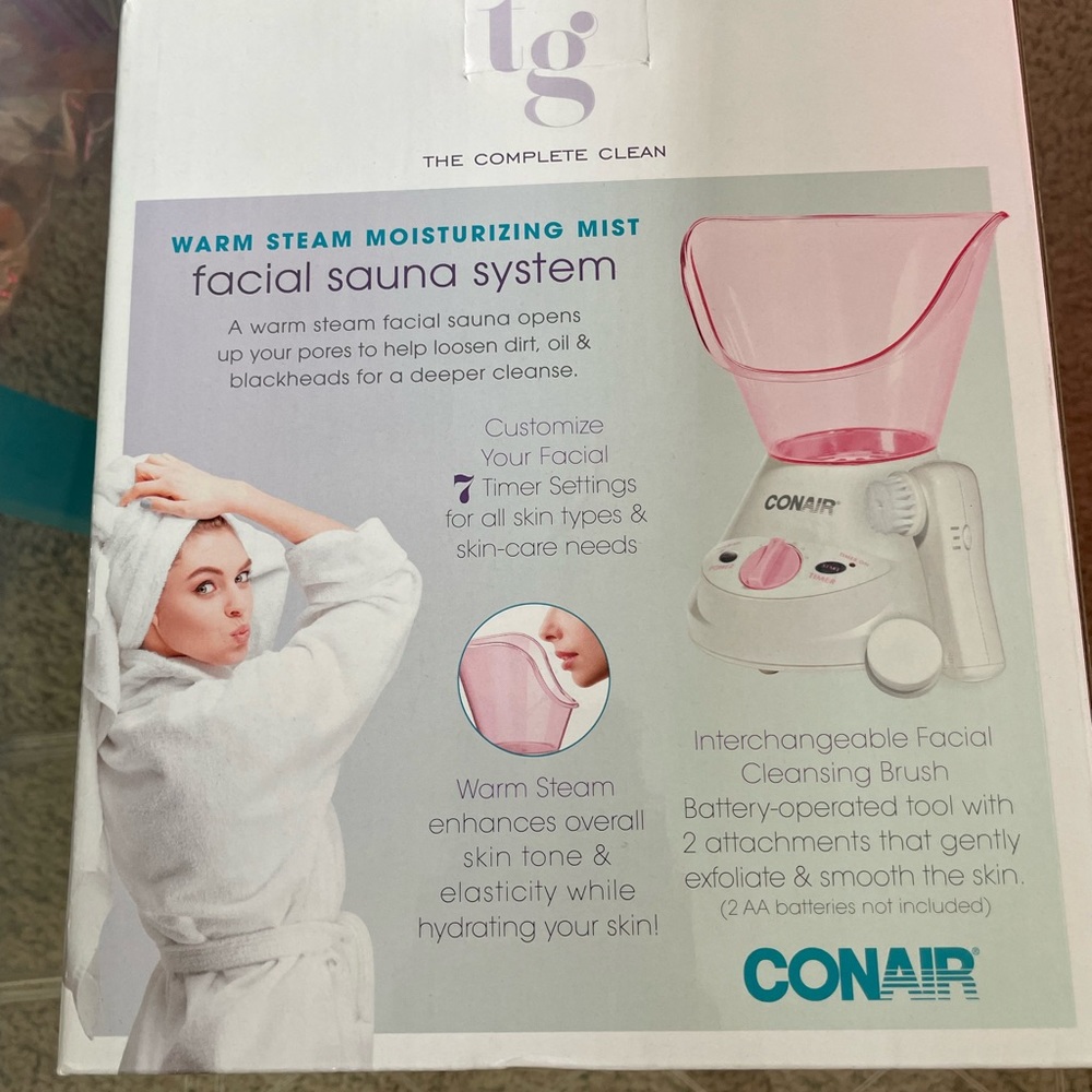 NEW Conair True Glow Facial Sauna System